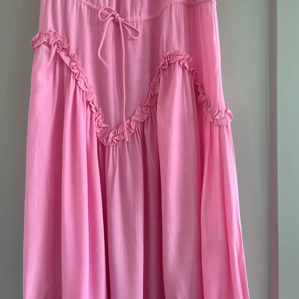 nwt S/W/F Rapture dynamic Elegant Pink Maxi Dress - Picture 6 of 9